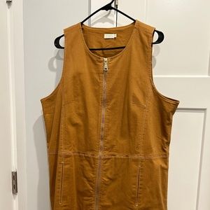 Spartina front zip jumper dress